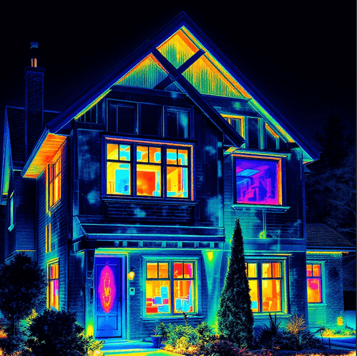 Project Probono | Showing heat distribution with vibrant colors depicting various temperature levels | PA